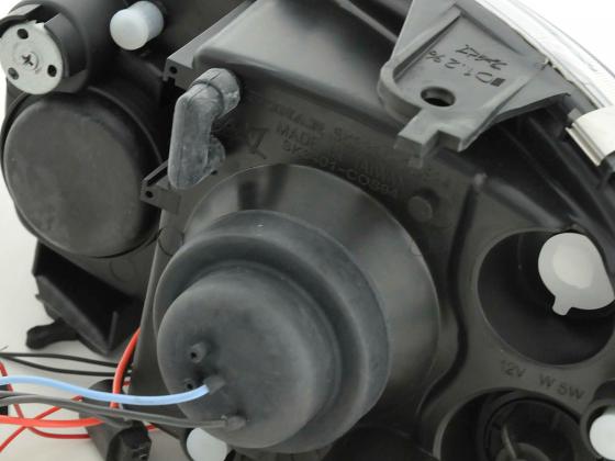 Scheinwerfer Set Opel Corsa B 94-00 schwarz Scheinwerfer Set Opel Corsa B 94-00 schwarz